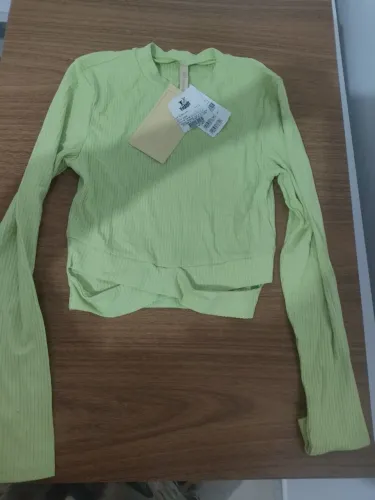 Cropped verde lima