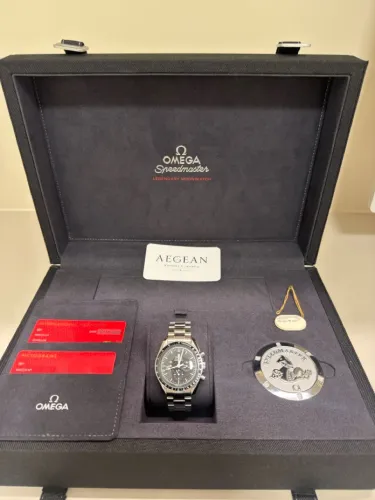 Omega Speedmaster Moonwatch Hesalite - 2020 - Completo 