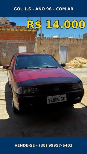 Volkswagen Gol 1.6 MI/ 1.6i 2P (álcool) 1996