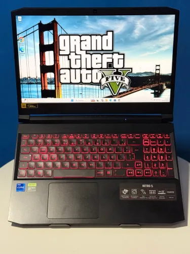 Notebook Acer Nitro 5 - i7 11ªGth 32Gb ram SSD 512Gb RTX 3050 | Parcelo em até 18x