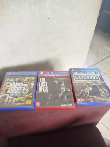 Kit 03 jogos Playstation 4 - mídia física