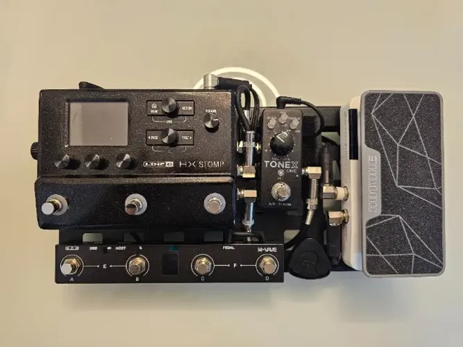 PEDALBOARD COMPLETO PROFISSIONAL - LINE 6 HX STOMP + TONEX ONE + HOTONE AMPERO II PRESS