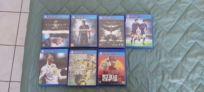 Jogos de PS4 ? Red Dead Redemption 2, Uncharted 4, FIFA e Mais
