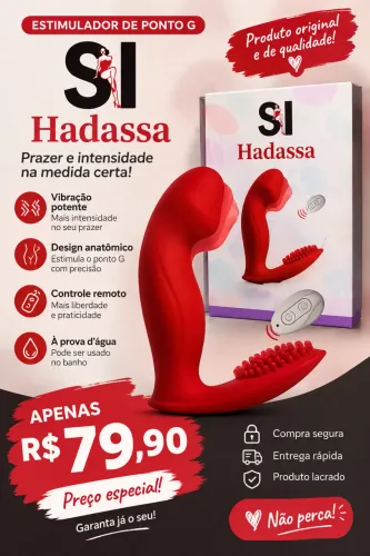 SI Hadassa - Estimulador de Ponto G | Novo na Caixa | R$ 80,00