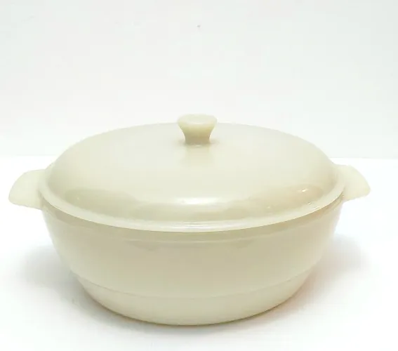 Sopeira Vintage Colorex SM Vidro Opalino Leitoso