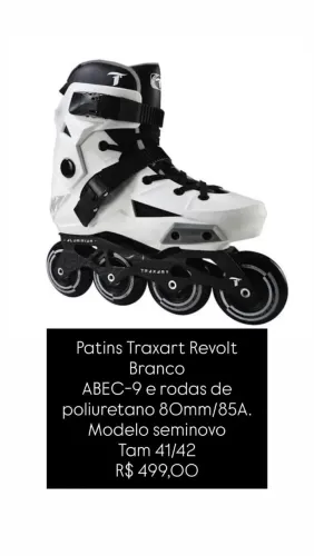 Patins in line semi novo