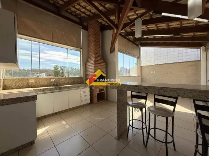 Apartamento Cobertura para aluguel, 3 quartos, 1 suíte, 2 vagas, Sidil - Divinópolis/MG
