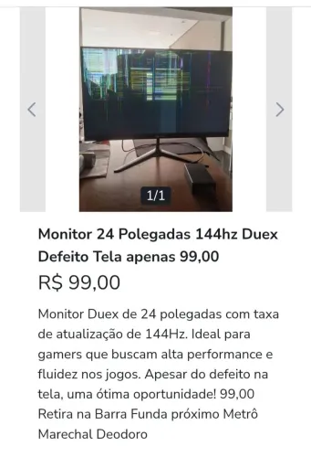 Monitor 144hz Duex