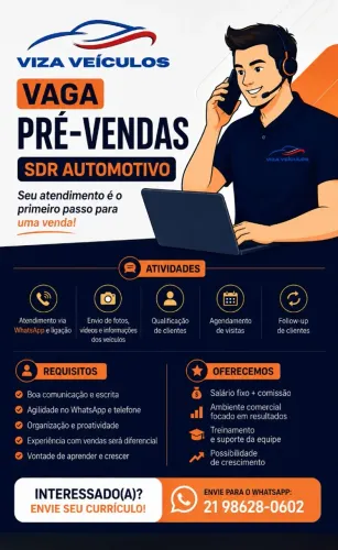 Pré Vendas SDR Automotivo