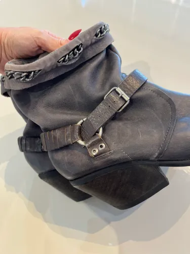 Bota de couro western