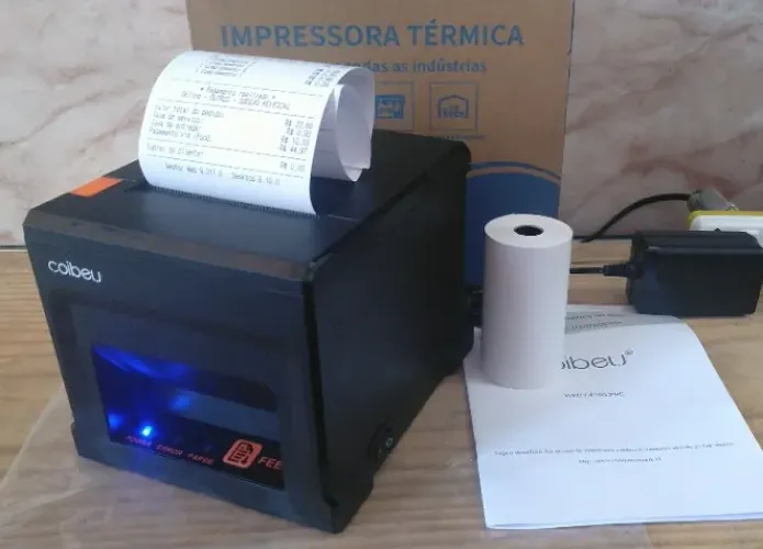 Impressora termica 80mm Usb Rede + 1 bobina - Produto novo Testo na hora