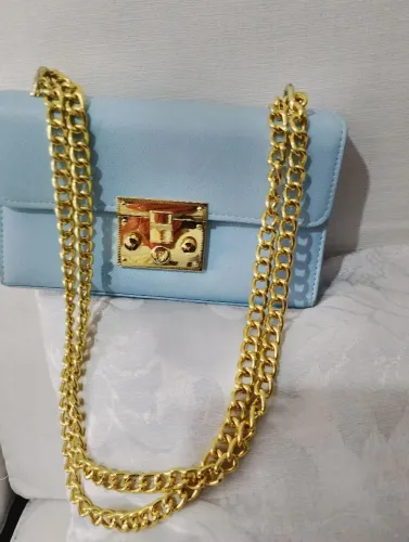 Bolsa social azul nova.
