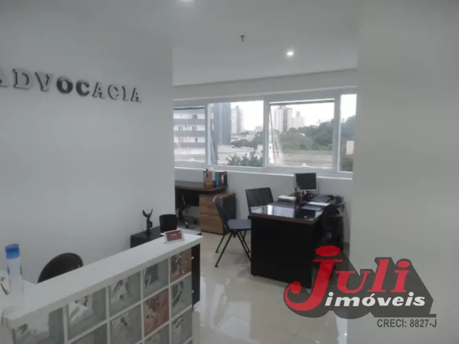 ÓTIMA SALA COMERCIAL PORCELANATO ARMÁRIOS COZINHA, WC, 1 VAGA RUDGE RAMOS SBC