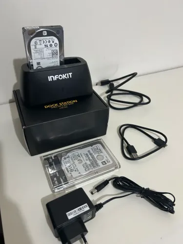 Kit 2 HDs - 1Tb + 250GB + Enclosure HD