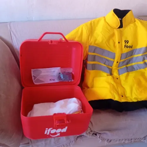 Equipamentos pra entregador.