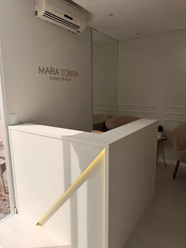 Balcão caixa comércio com LED