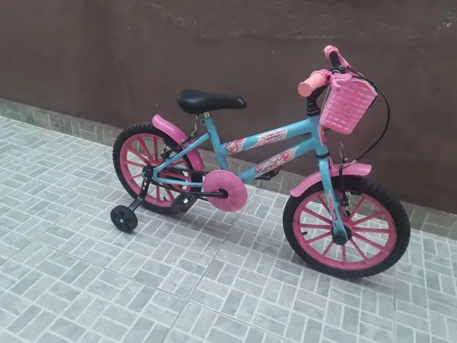 Bicicleta infantil aro 16 unicórnio 