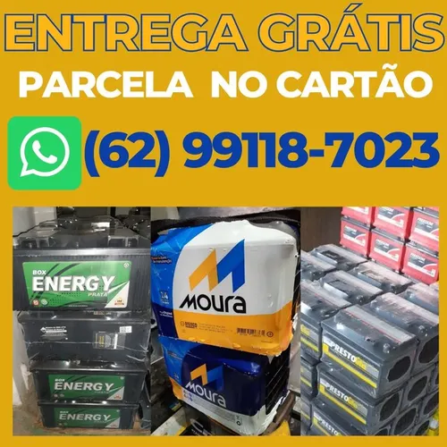 Bateria 40 Amperes Parcelada no Cartão
