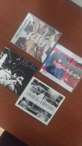 4 CDs Funk como le gusta Criolo e Emicida