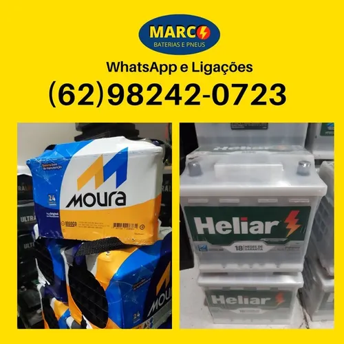 Bateria Moura 60Ah Parcelada no Cartão 