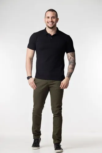 Polos Piquet Slim Masculinas