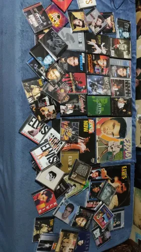 Elvis Presley lote cds lps vinil dvds fita k7 Rock