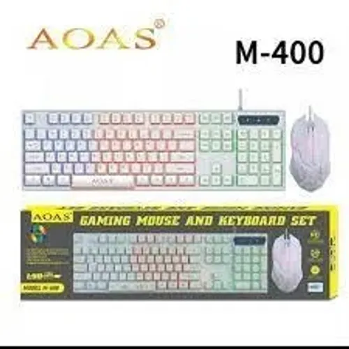 (NOVO) Kit Teclado e Mouse Gamer Aoas AS-300/400