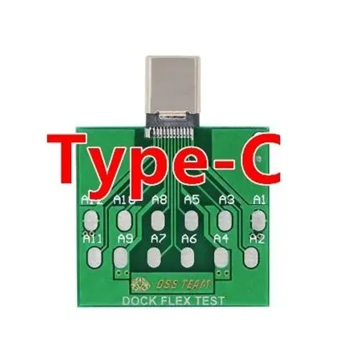 Placa de Teste Celular Dock Flex Para Celular Tipo C Android U2 Carregamento Tester