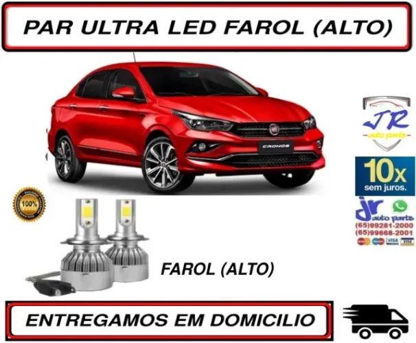 Ultra Led Fiat Cronos 2019 (Alta)