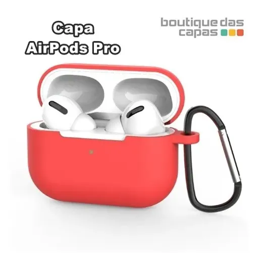Capa silicone para case do Airpods Pro da apple