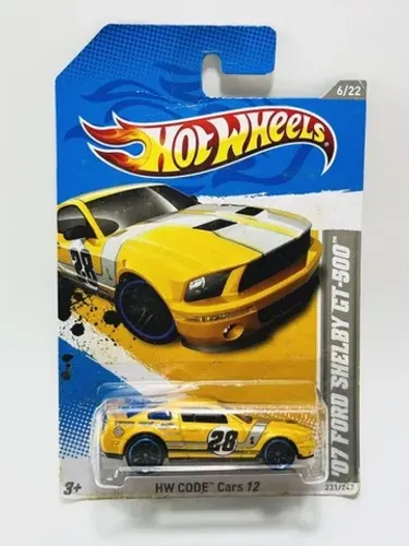 Miniatura 07 Ford Shelby Gt-500 Hot Wheels 1/64