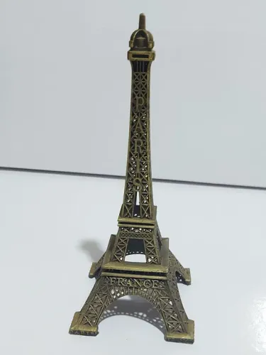 Estatua Torre Eiffel Paris de liga de Metal 18cm