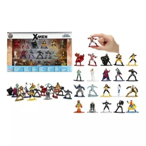 X-men: Coleção completa (20 personagens - Jada Nano Metalfigs)