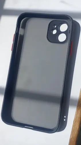 Capa Capinha Case Premium Preta Translúcida com Proteção de Câmera para iPhone 11, iPhone 