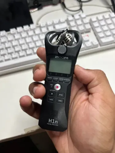 Gravador de áudio Zoom H1n