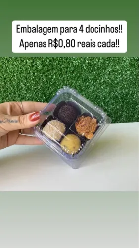 Embalagem para Docinhos - 4 unidades