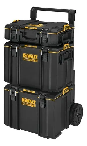 Caixas De Ferramentas Dewalt Dwst60436 Mobile Tower 3, Cor Preta