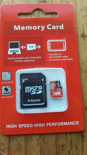 Cartão memoria 256g ou 512g + adaptador 