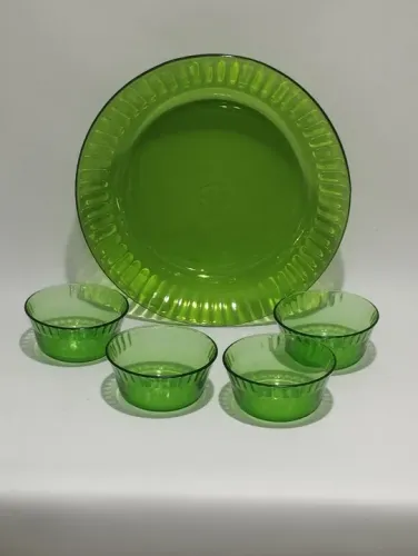 Bowl verde para sobremesa
