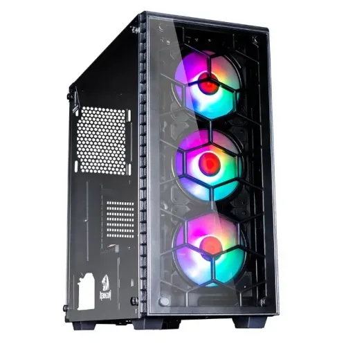 Gabinete Gamer Redragon Diamond Storm Pro *Com 3 Fans Led Rgb Controlável* - WZetta