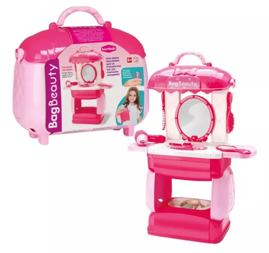 Bolsa de Maquiagem Infantil Bag Beauty - Brinquedo de Menina