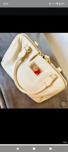 Bolsa Fórum de mão branca - Luxo e elegância!( Original)