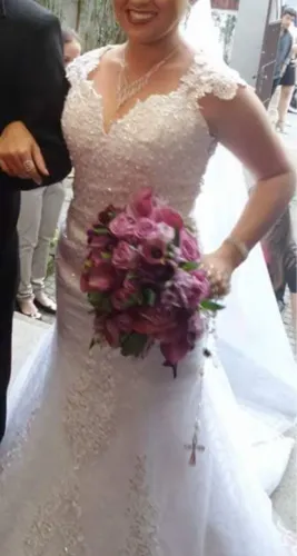 Oportunidade!!!!!!! Vestido de noiva usado 1x em perfeito estado