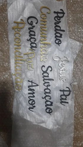 Palavras 9 Decorativas em MDF para Parede 