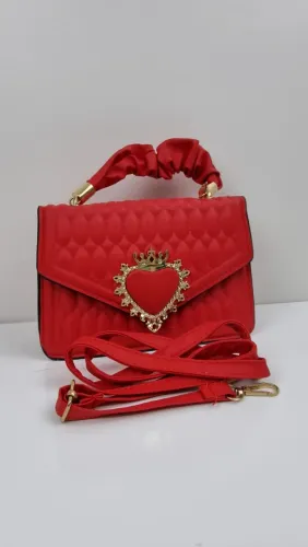 Bolsa Coração Vermelha