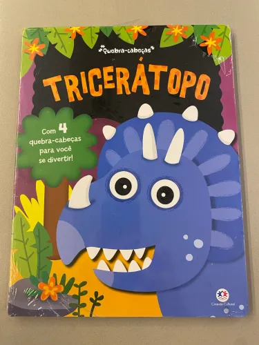 Livro Infantil Triceratopo