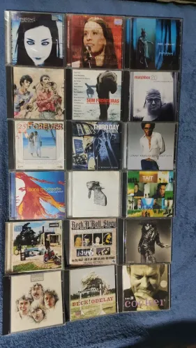 18 cds de Rock evanescence Lenny Kravitz Beck Oasis