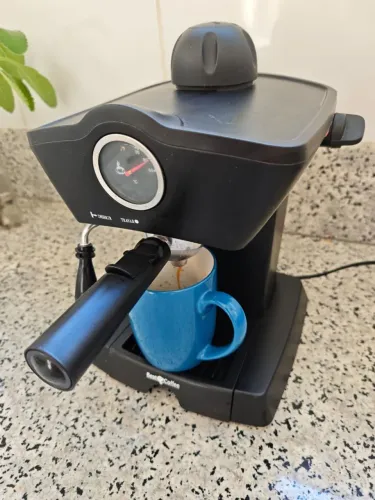 Cafeteira retrô café espresso usada