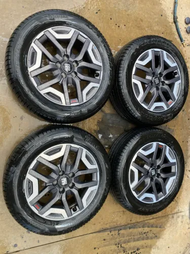 Rodas aro 17 mopar + pneus 99% pirelli Compass, Fiat toro e renegade 