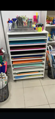 PORTA CARTOLINA PAPELARIA MDF 